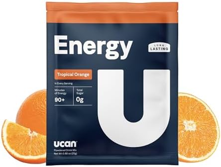 UCAN Energy Powder (Порошок), Cran-Raz, Keto, Sugar-Free Pre & Post Workout for Men & Women, Non-GMO, Vegan, Gluten-Free, Great for Runners, Gym-Goers and High Performance Athletes (12 Servings (Порции), 25g) UCAN