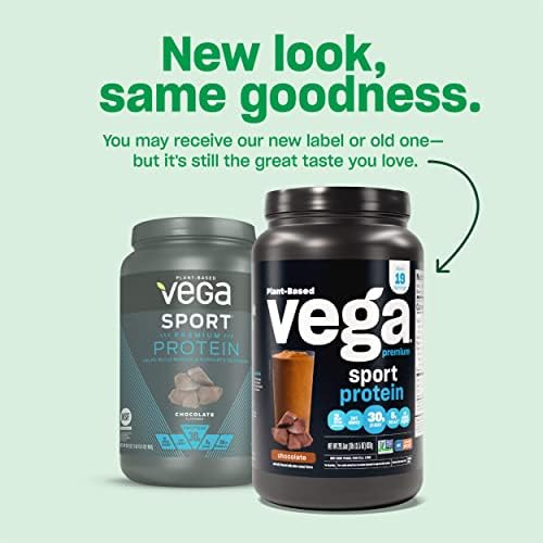 Vega Premium Sport Protein Berry Protein Powder (Порошок), Vegan, Non GMO, Gluten Free Plant Based Protein Powder Drink Mix, NSF Certified for Sport, 4lb 3 oz (Унции) Vega