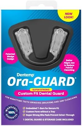 Dentemp Ora-Guard Custom Fit Dental Guard - Bruxism Night Guard for Teeth Grinding - Mouth Guard for Clenching Teeth at Night - Comfortable Mouth Guard for Sleeping - Relieve Soreness in Jaw Muscles… Dentemp