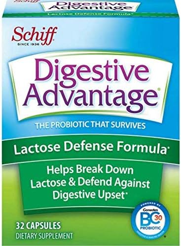 Digestive Advantage Lactose Defense Formula, 32 Capsules (Капсулы) (Pack of 3) Digestive Advantage