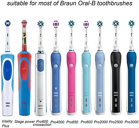 Nincha Portable Replacement Plastic Electric Toothbrush Travel Case for Oral-B Pro Series (Transparent) Nincha