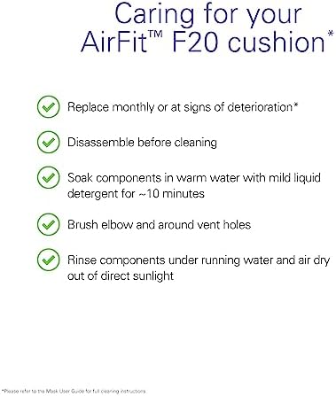 ResMed AirFit F20 Full Face Replacement Cushion - Large ResMed