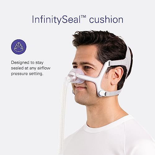 ResMed AirFit N20 Cushion - Nasal CPAP Mask Cushion Replacement - InfinitySeal Design - Soft Silicone - CPAP Accessories - Small ResMed