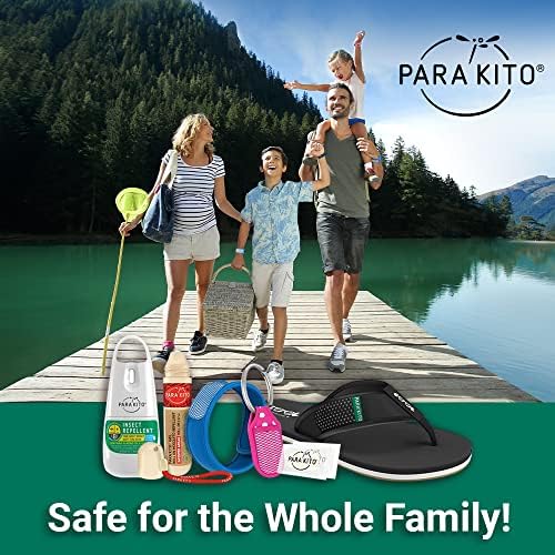 PARA'KITO Mosquito Repellent Pack - 2 Kids Wristbands & 2 Refills Princess/Llama PARA'KITO