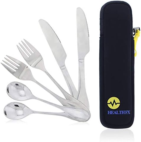 Mindful Eating Portion Control Flatware - for weight loss bariatric diet Health Fx