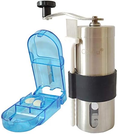 CoaGu Pill Crusher: Grind Multiple Tablets into Fine Powder - Ideal for Travel, Feeding Tubes, Pets, or Kids CoaGu