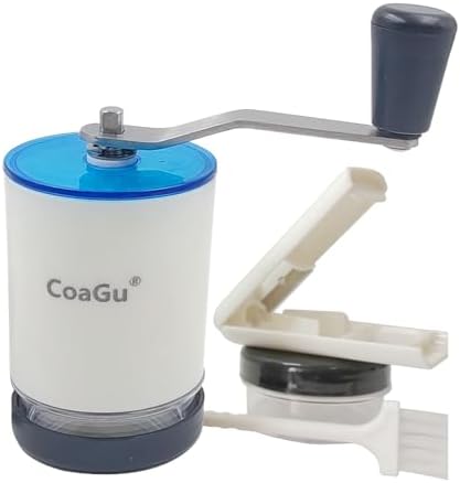 CoaGu Pill Crusher and Pulverizer - 2 Pack Pill Boxes and Cutter - Labor-Saving Grinder for Efficiently Crushing Multiple Tablets into Fine Powder CoaGu