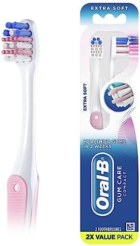 Oral-B Gum Care Sensitive Toothbrushes, Extra Soft, 2 Count Oral-B