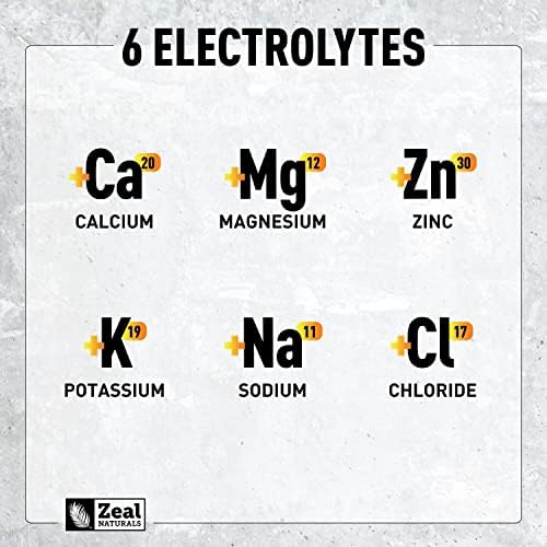 Zeal Naturals Electrolyte Powder Recovery Drink (90 Servings | Orange Pineapple) w/ 0 Sugar +BCAAs +B-Vitamins Electrolyte Supplement w Potassium Zinc & Magnesium for Hydration - Keto Electrolytes Zeal Naturals
