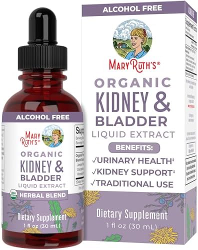 MaryRuth Organics Herbal Supplement Drops (Капли) | Support Renal & Urinary Systems | Juniper Berry | Cleavers | Dandelion | Hawthorn | Horsetail & Chanca Piedra | Vegan | Non-GMO | 1 Fl Oz MaryRuth Organics