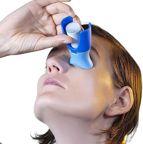 Eyedrop Bottle Guide Aid Dispenser, Reusable Eye Dropper Applicator, Eye Drop Helper for Accurate Delivery, Safe and Easy Eyecare for Seniors and The Whole Family, Fits Most Eye Drops (Капли) Bottles Remedic