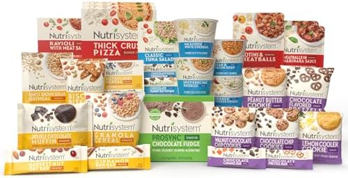 Nutrisystem® Fast Five 7-Day Diet Kit, Helps Support Weight Loss, 28 Delicious Meals & Snacks Plus Chocolate Protein ProSync Shakes Nutrisystem