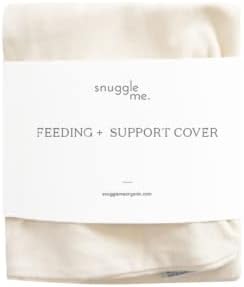 Snuggle Me Organic | Feeding Support Cover | Nursing, Bottle Feeding and Bonding Support | Organic Cotton | Birch snuggle me