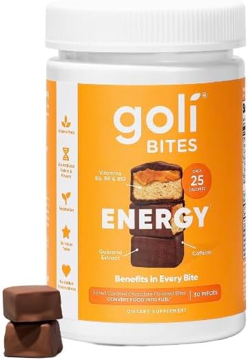 Goli Nutritional Supplement, Multi Vitamin Chewable Bites - 30 Count - Milk Chocolate Vanilla Cocoa Flavor 10+ Vitamins & Nutrients for Overall Health & Wellbeing, Immune, Nervous System Support Goli