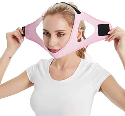 Anti Snoring Chin Strap for CPAP Users (Pink) CLEVISS BRACE