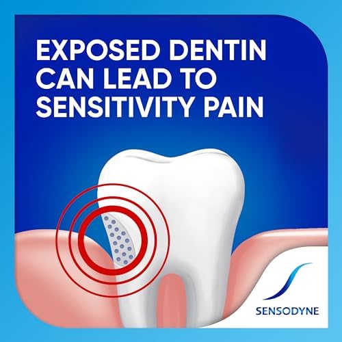 Sensodyne Extra Whitening Sensitive Teeth and Cavity Prevention Whitening Toothpaste, Amazon Exclusive, Cool Mint -4 Ounces (Pack of 3) Sensodyne