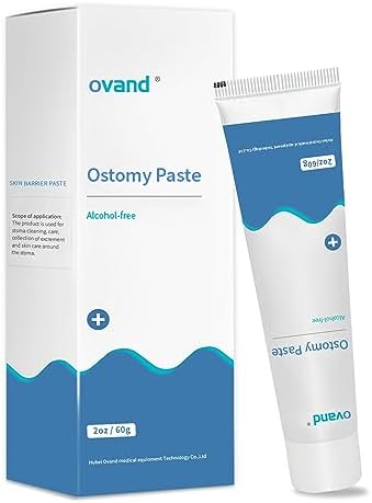 Stoma Skin Barrier Ostomy Paste - Protective Ostomy Skin Barrier Supplies - Stoma Adhesive Skin Protectant Paste - Ostomy Skin Barrier Paste, 2 oz Ovand