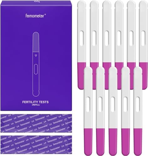 Femometer Ovulation Test Strips Refill for Ivy-103 Only, 20 Pack LH Test Strips for Women, Fertility Test Strips, Powered by femometer Ovulation Tracker App, Over 99% Accurate Result Femometer