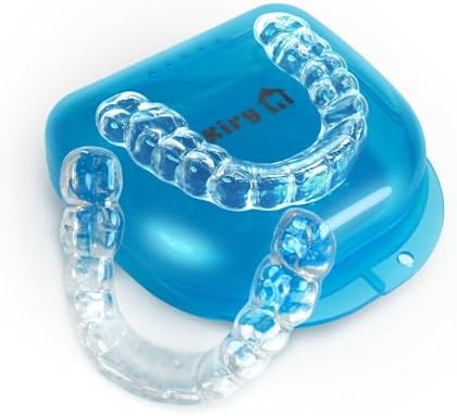 Kiry Two Custom Night Guards/Mouth Guards for Protection Against Teeth Grinding/Clenching - Two (2) Guards for Upper and/or Lower. Kiry