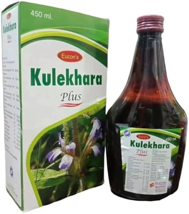 Herbal Hemoglobin Booster Juice, Hygrophila auriculata Syrup, 450 ml, Kulekhara Plus Syrup for Increasing Hemoglobin Naturally Generic