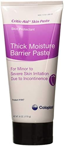 Coloplast Critic-Aid Skin Paste Skin Protectant Thick Moisture Barrier Paste, 6 Ounce (Each) Item 1947 Coloplast