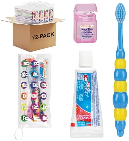 Детская зубная щетка Practicon SmileGoods Child Sparkle Dental Care Kit, 72 шт. Practicon