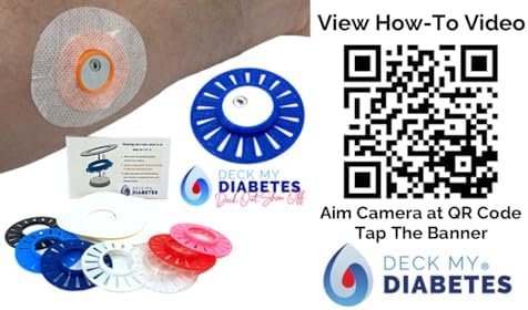 GripShield, The Ultimate Libre 3 Bump Guard - Reusable and Flexible Armor for Libre 3 Users. Includes Two (2) Sample Sugar Patches and One (1) GripShield. (Crystal Clear) Deck My Diabetes