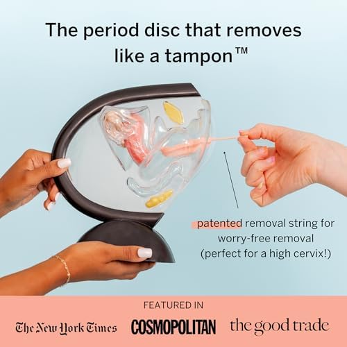 Pixie Menstrual Disc - No Metals or Toxins - 100% Medical-Grade Silicone - Ranked 1 for Most Soft Reusable Period Disc - Removes Like a Tampon - Wear 12 Hours - Capacity of 6 Tampons (Large) Pixie Cup