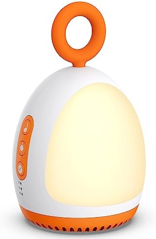 Dreamegg White Noise Machine, Sound Therapy with Night Light & White Noise, Sleep Aid for Anxiety Stress Relief, Meditation Relaxing Gifts for Kids Adults Dreamegg