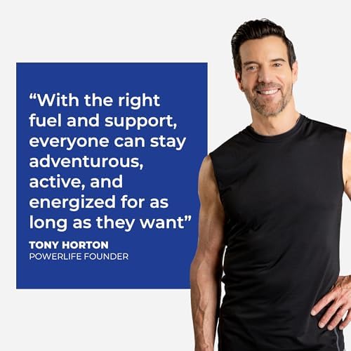 POWERLIFE Tony Horton High Impact Grass Fed Whey Protein with 3000 MG of HMB, No Sugar Added, Non-GMO, Hormone and Antibiotic Free, 15 Servings (Chocolate - New Formula) Powerlife