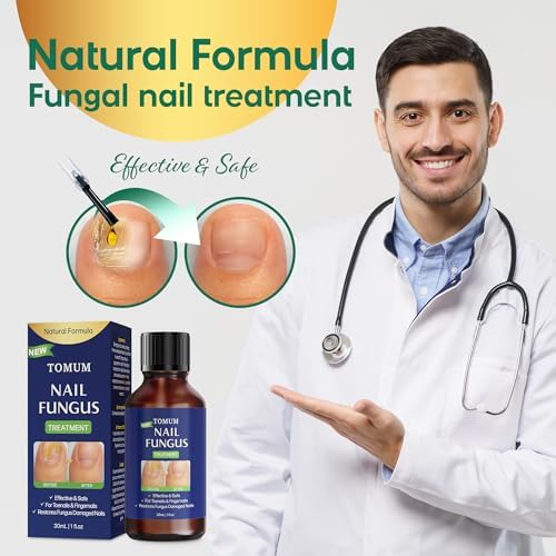 Toe finger nail fungal treatment: hongos fungal remover extra strength liquid - repair damaged nail with brush (30ml/1fl oz) Evervines