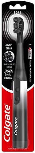 Colgate 360 Charcoal Sonic Powered Battery Toothbrush Colgate