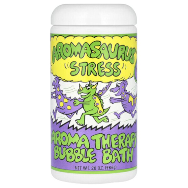 Детская пена для ванн Abra Therapeutics Aromasaurus Stress, 20 oz (566 g) Abra Therapeutics