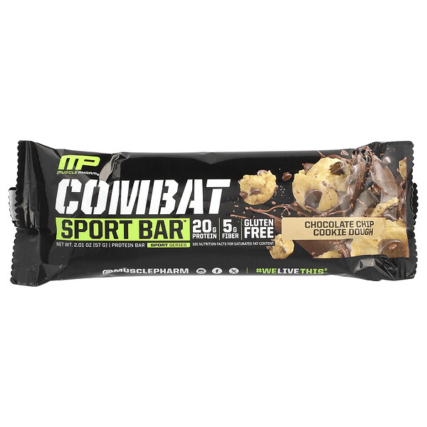 Протеиновый батончик Combat Sport Bar™ с шоколадом, 20 г белка, без глютена MusclePharm