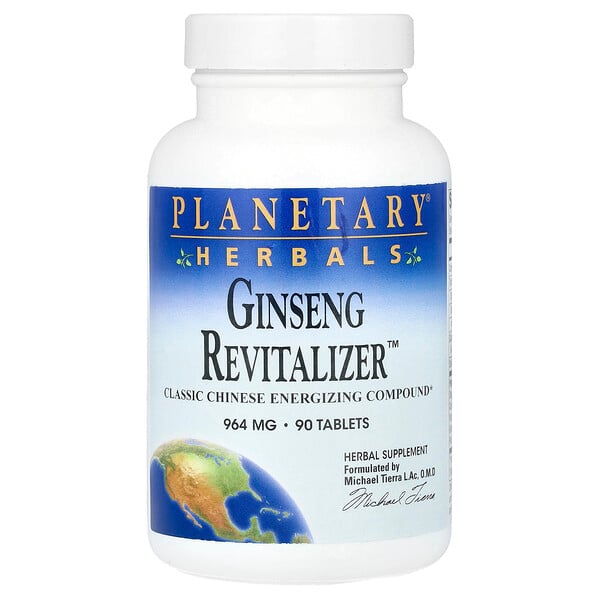 Ginseng Revitalizer™, 90 Tablets (Таблетки) Planetary Herbals