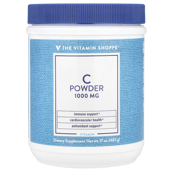 C Powder (Порошок), 17 oz (Унции) (482 mg) The Vitamin Shoppe