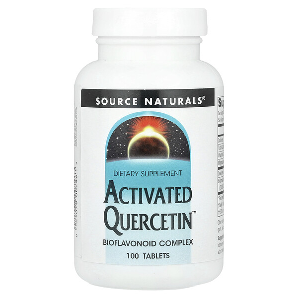 Activated Quercetin™, Bioflavonoid Complex, 100 Tablets (Таблетки) Source Naturals