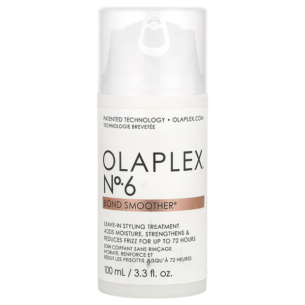 No. 6 Bond Smoother®, Leave-in Styling Treatment, 3.3 fl oz (100 ml) Olaplex