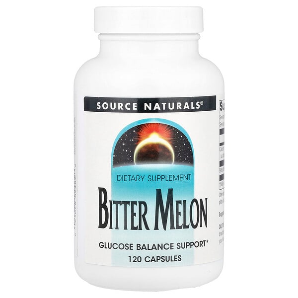 Bitter Melon, 120 Capsules (Капсулы) Source Naturals