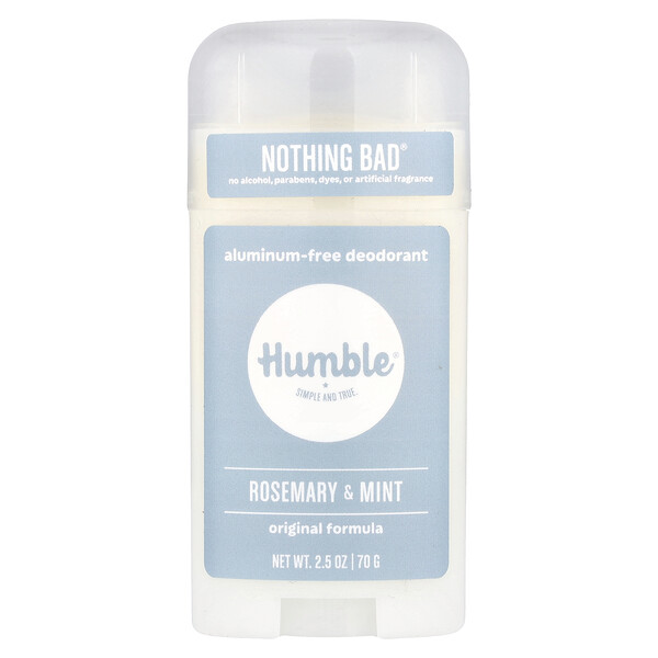 Aluminum-Free Deodorant, Rosemary & Mint, 2.5 oz (70 g) Humble Brands