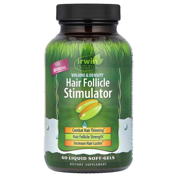 Hair Follicle Stimulator, For Women, 60 Liquid Soft-gels Irwin Naturals