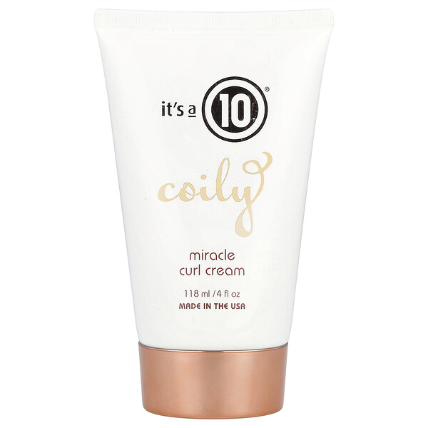 Coily, Miracle Curl Cream , 4 fl oz (118 ml) It's a 10