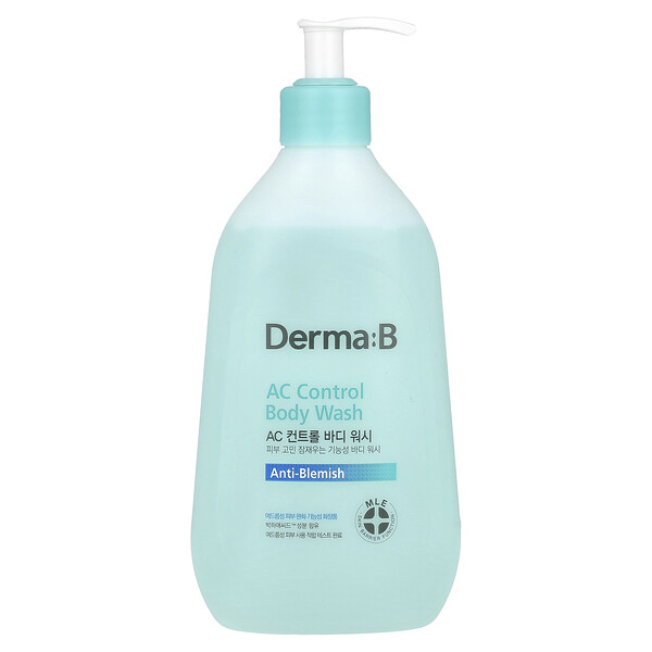 AC Control Body Wash, Anti-Blemish, 14.2 fl oz (Жидкие унции) (420 ml) Derma:B