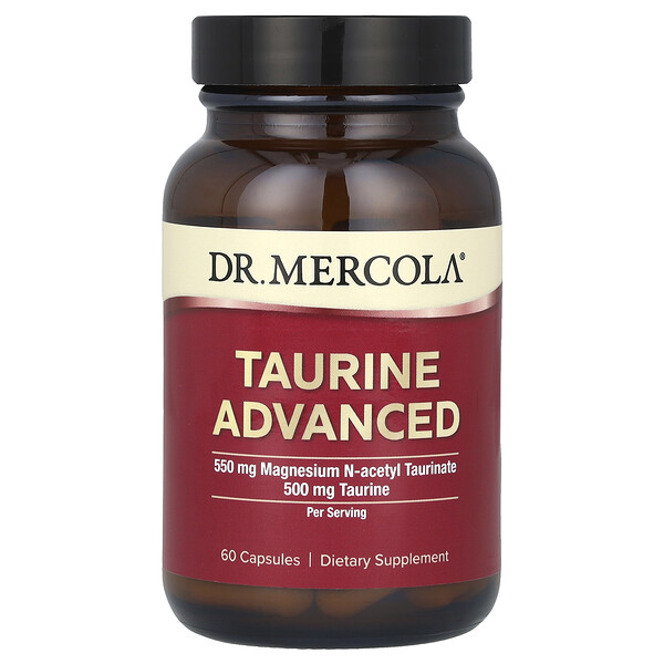 Taurine Advanced, 60 Capsules (Капсулы) Dr. Mercola