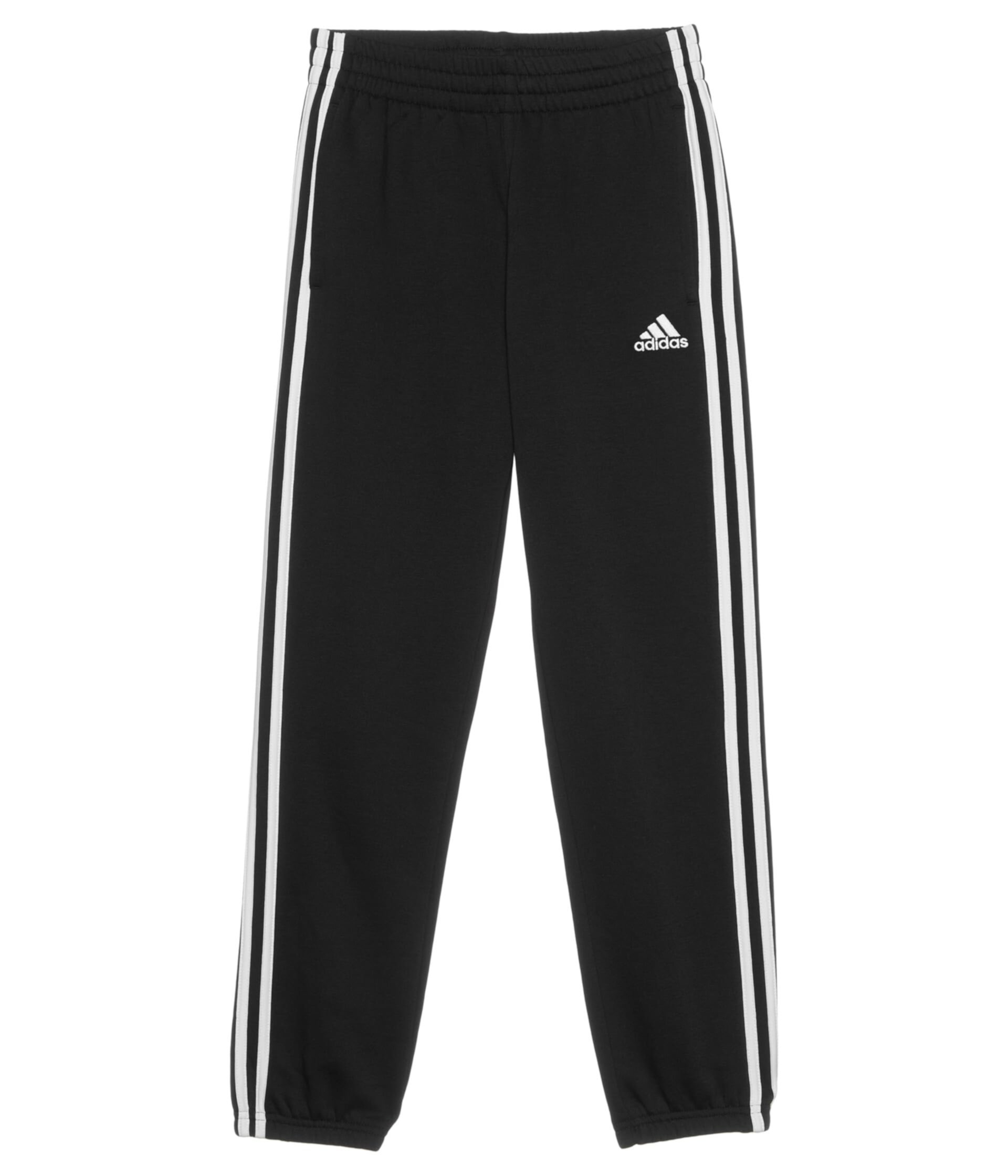 Детские хлопковые флисовые спортивные брюки adidas 3-Stripes, 70% хлопка Adidas