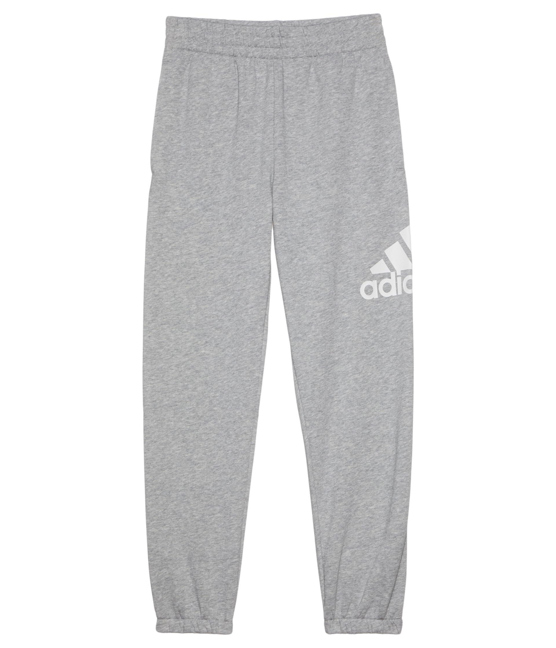 Детские флисовые штанишки Adidas Essential Heather с карманами и удобной посадкой Adidas