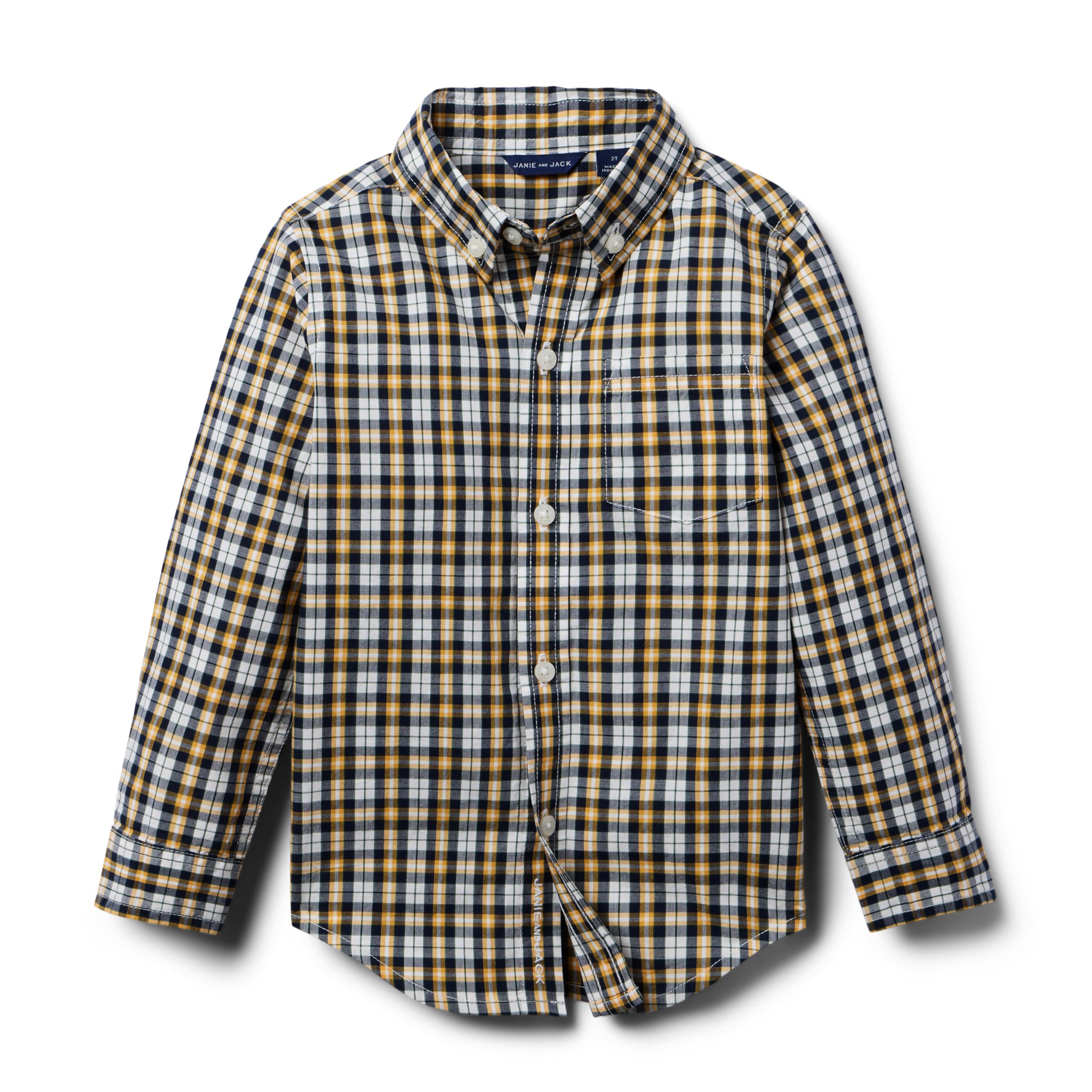 Детская Рубашка Janie and Jack Plaid Button-Down Janie and Jack