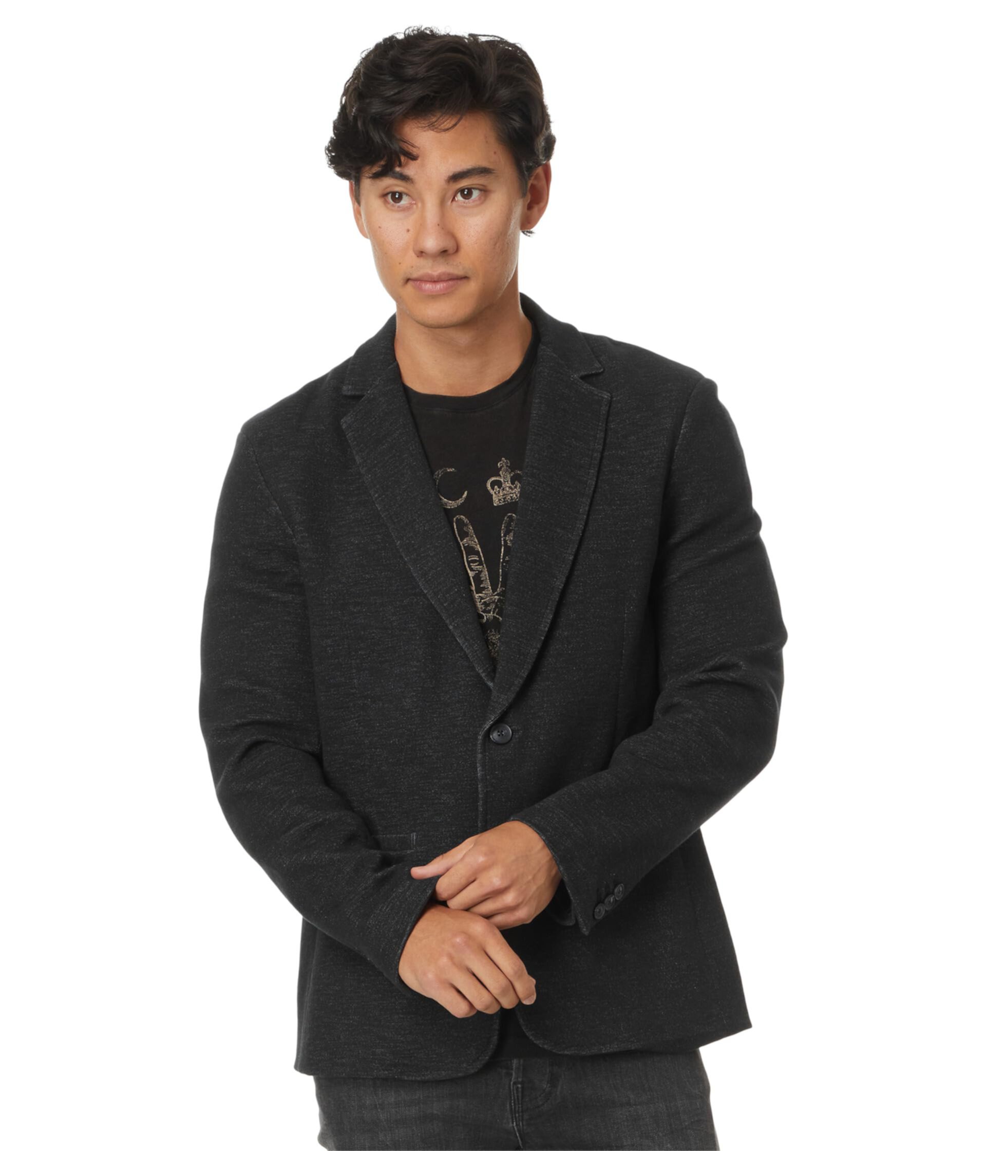 Мужская Повседневная куртка John Varvatos Greenville Double Knit Jacket K6793W24 John Varvatos