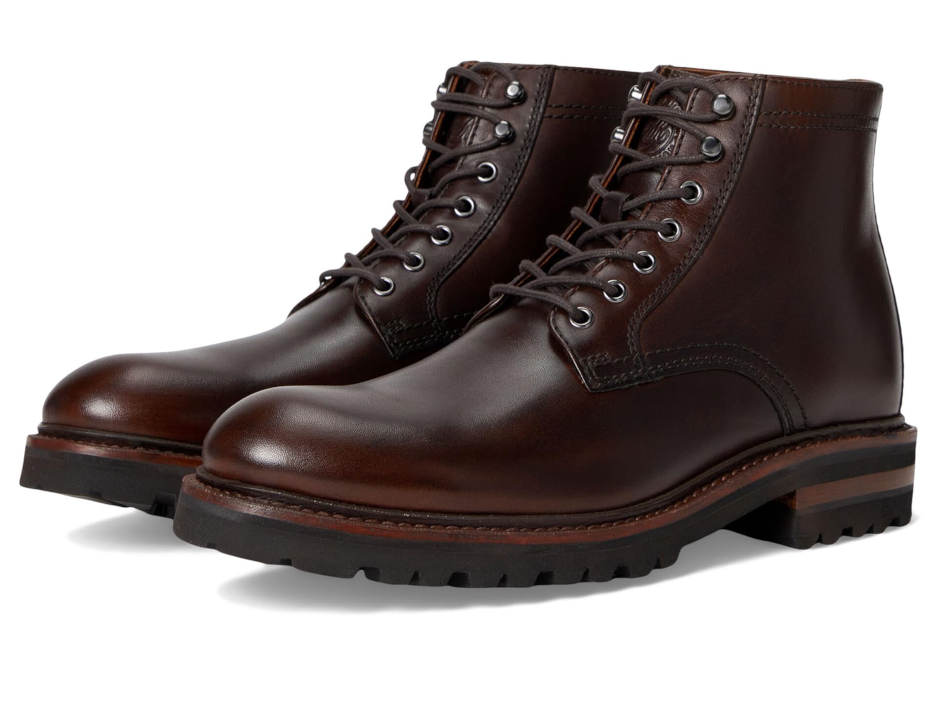 Мужские Ботинки на шнуровке Johnston & Murphy Dudley Lug Plain Toe Boot Johnston & Murphy