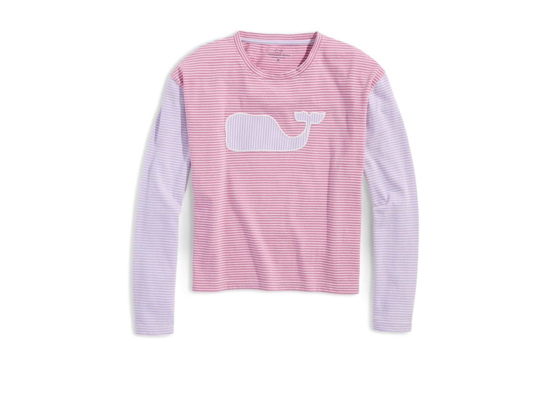 Футболка с длинным рукавом и нашивкой кита Vineyard Vines из 100% хлопка Vineyard Vines Kids